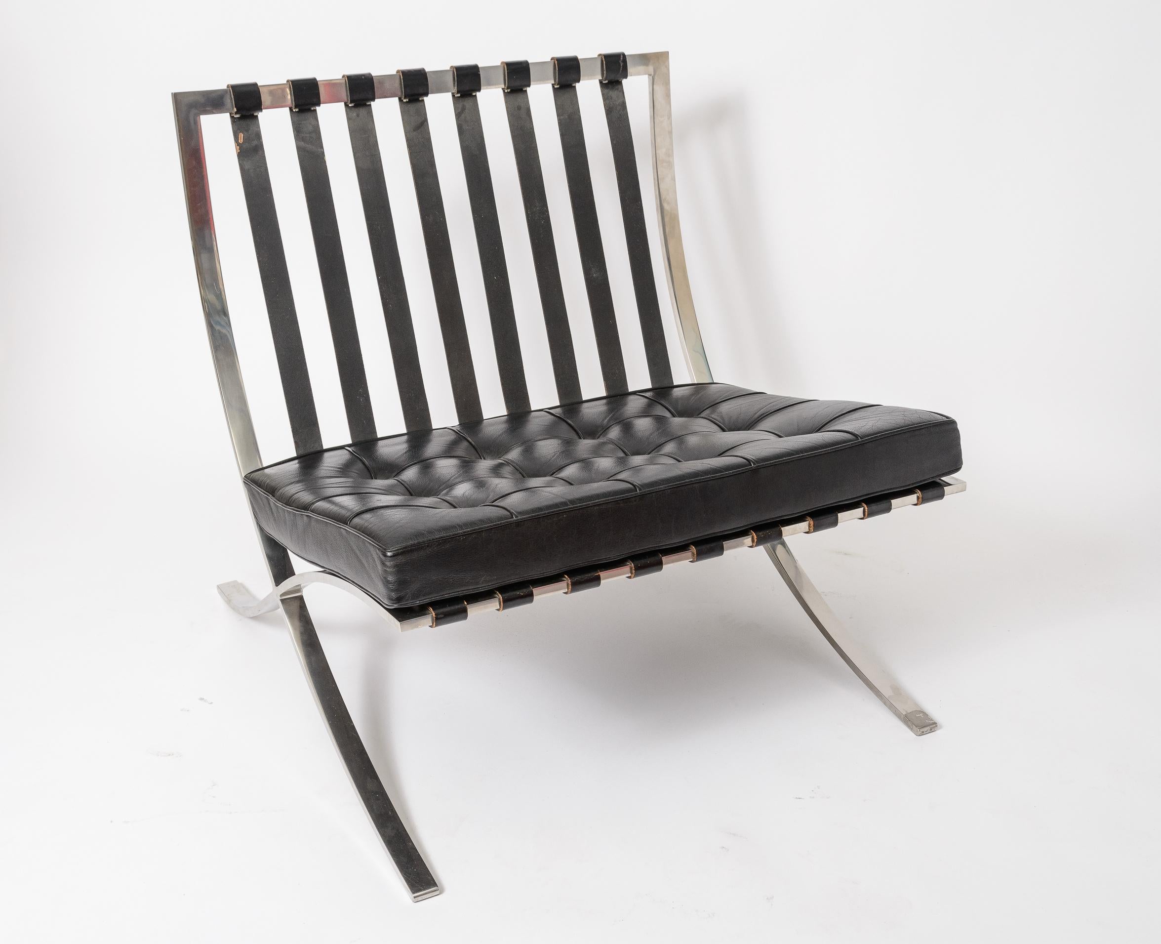 Ludwig Mies Van Der Rohe Barcelona-Stühle im Angebot 1