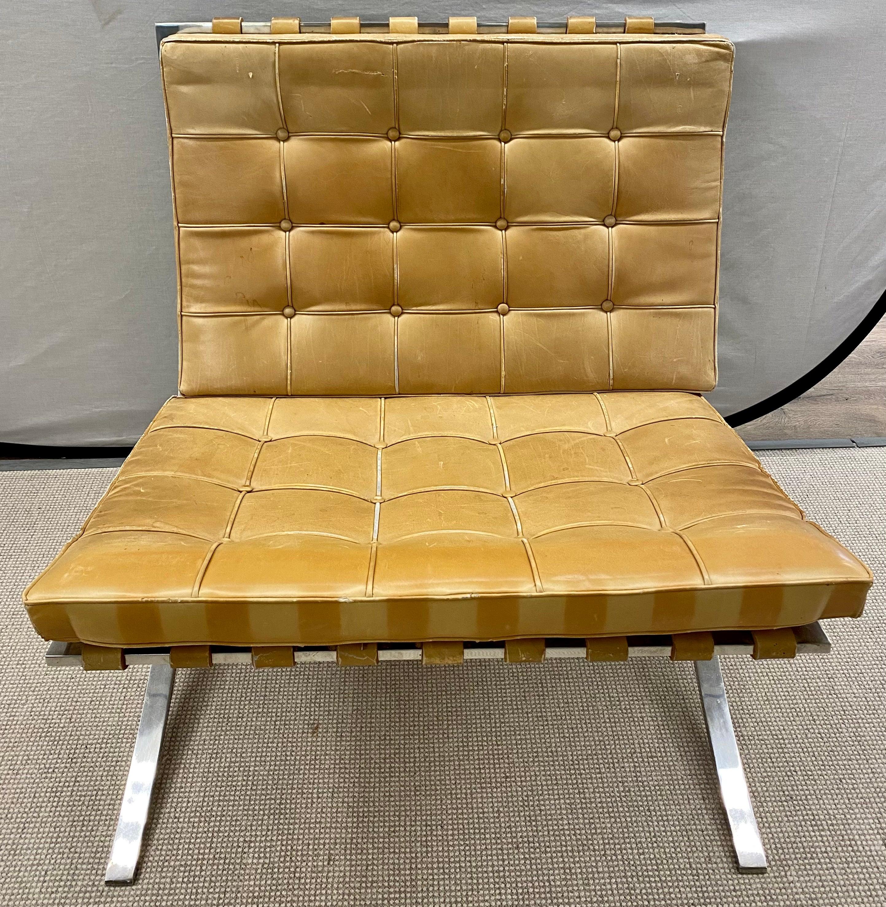 Ludwig Mies Van Der Rohe Barcelona Lounge Chairs, Knoll Int, USA 1