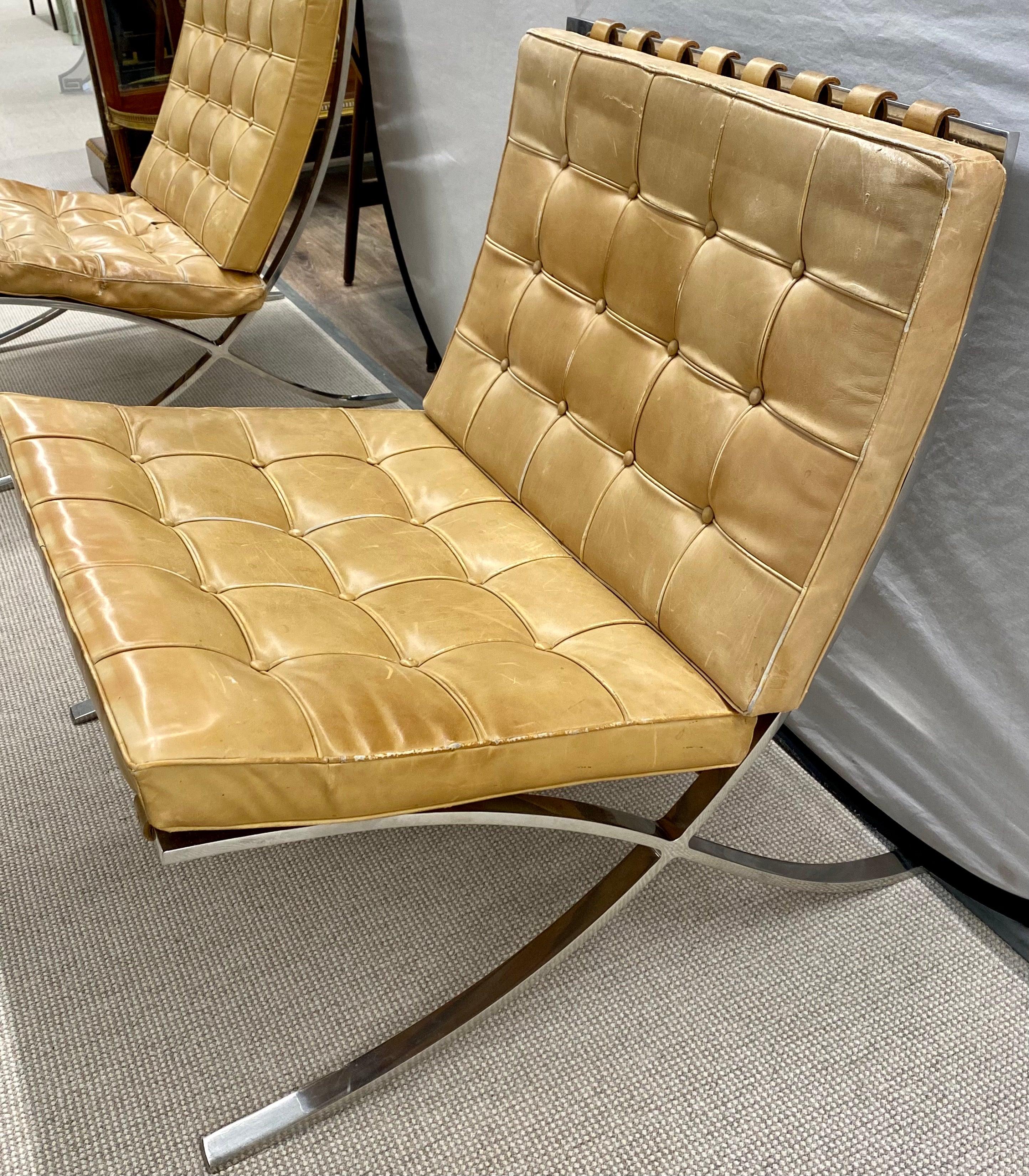 Ludwig Mies Van Der Rohe Barcelona Lounge Chairs, Knoll Int, USA 3