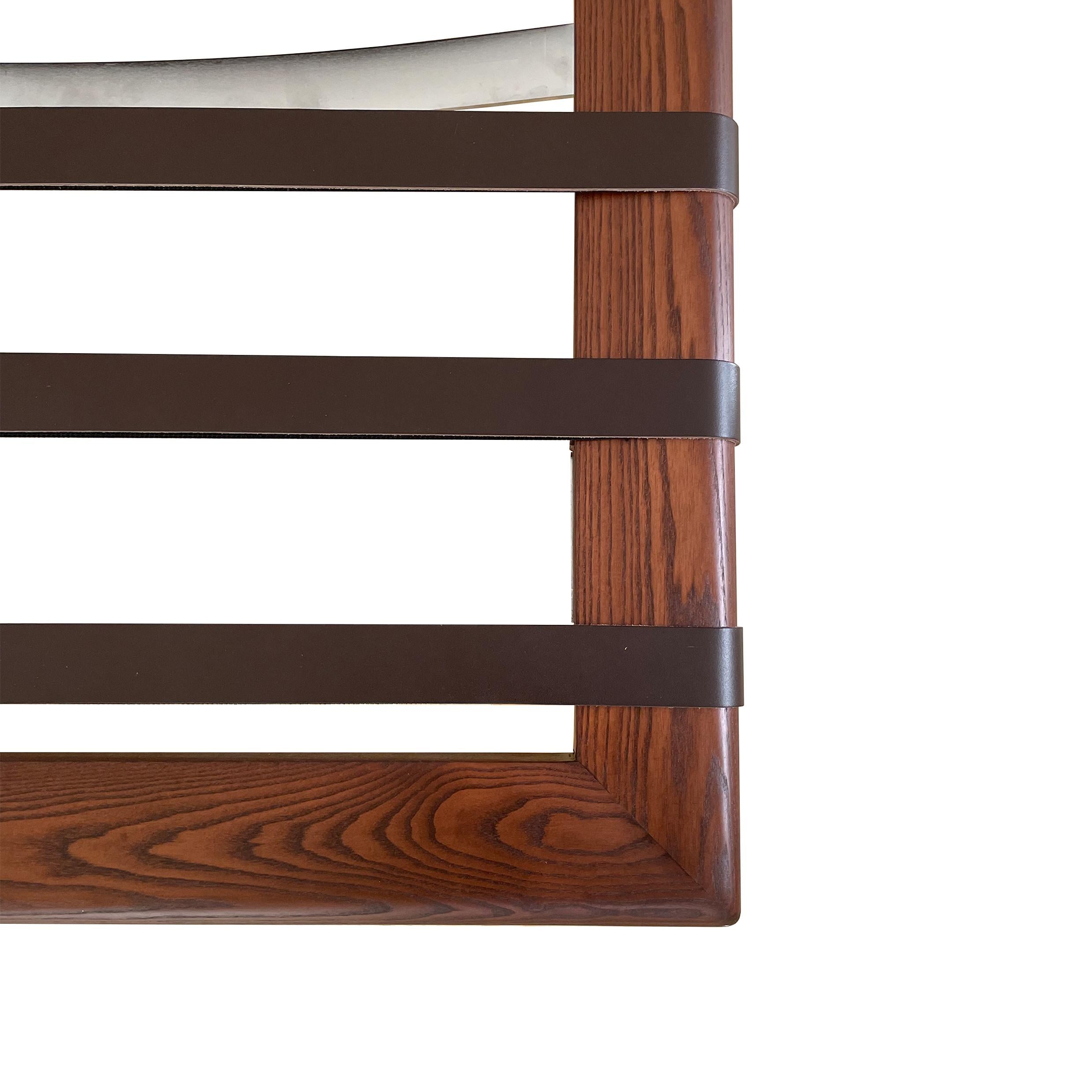 Ludwig Mies van der Rohe Bauhaus Brown Leather Barcelona Daybed per Knoll, anni '70 in vendita 4