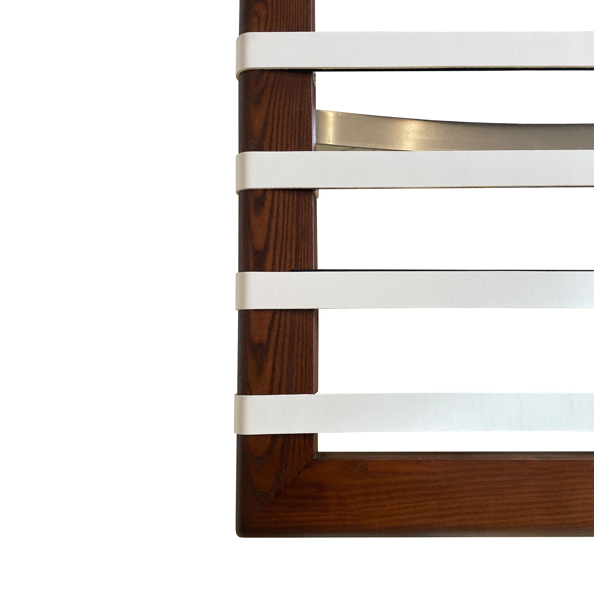 Ludwig Mies van der Rohe Bauhaus Letto da giorno Barcellona in pelle bianca per Knoll, anni '70 in vendita 8