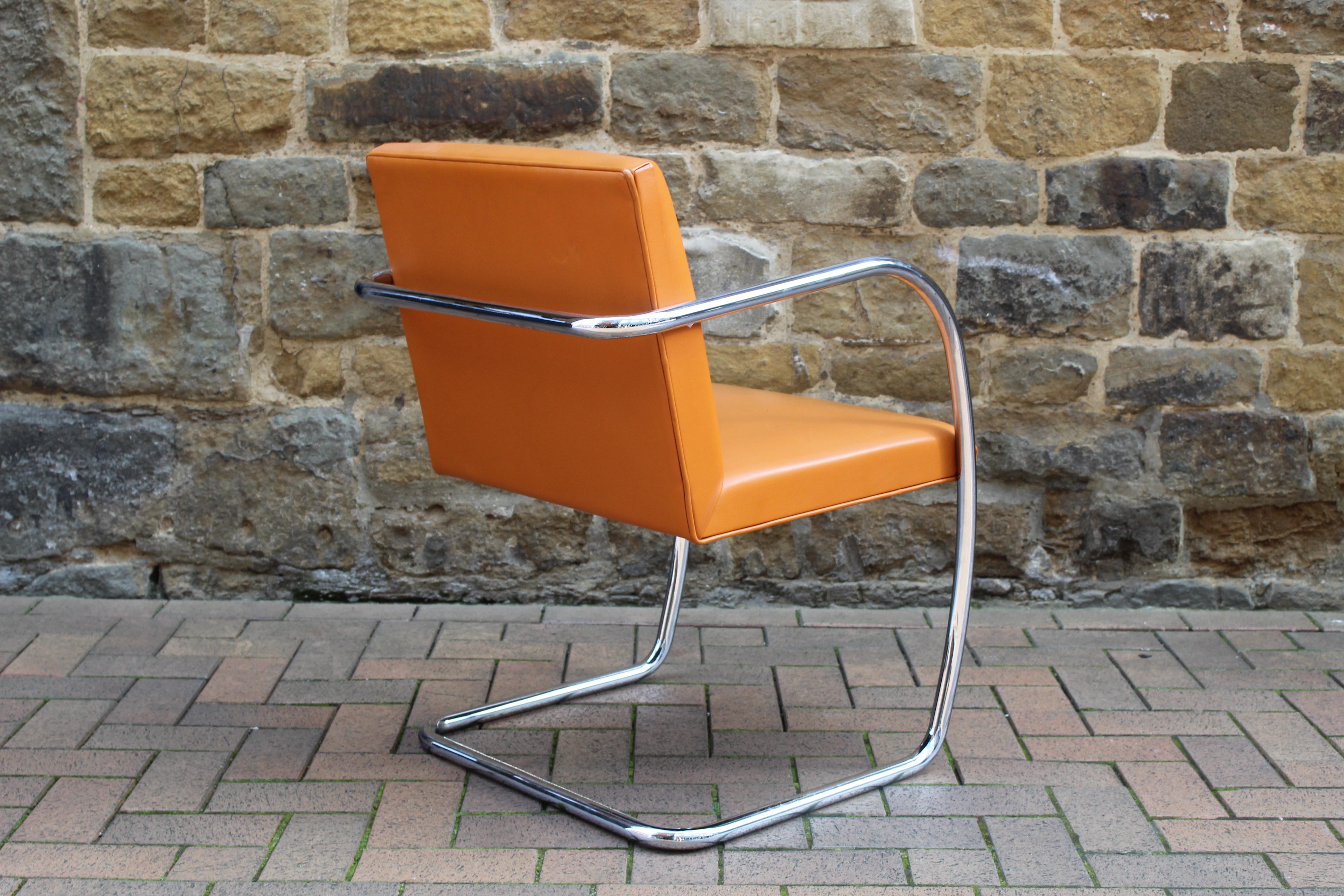 Mid-Century Modern Ludwig Mies van der Rohe for Knoll International, 245 Cantilever chair 