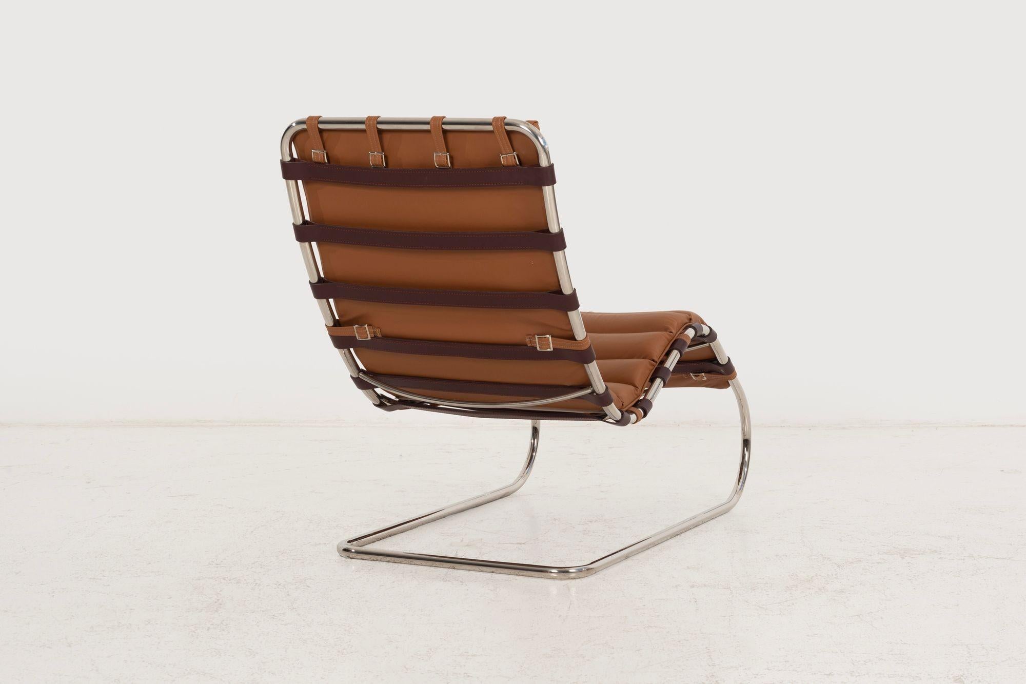 Ludwig Mies van der Rohe for Knoll International MR Chaise Lounge 1927 design For Sale 5