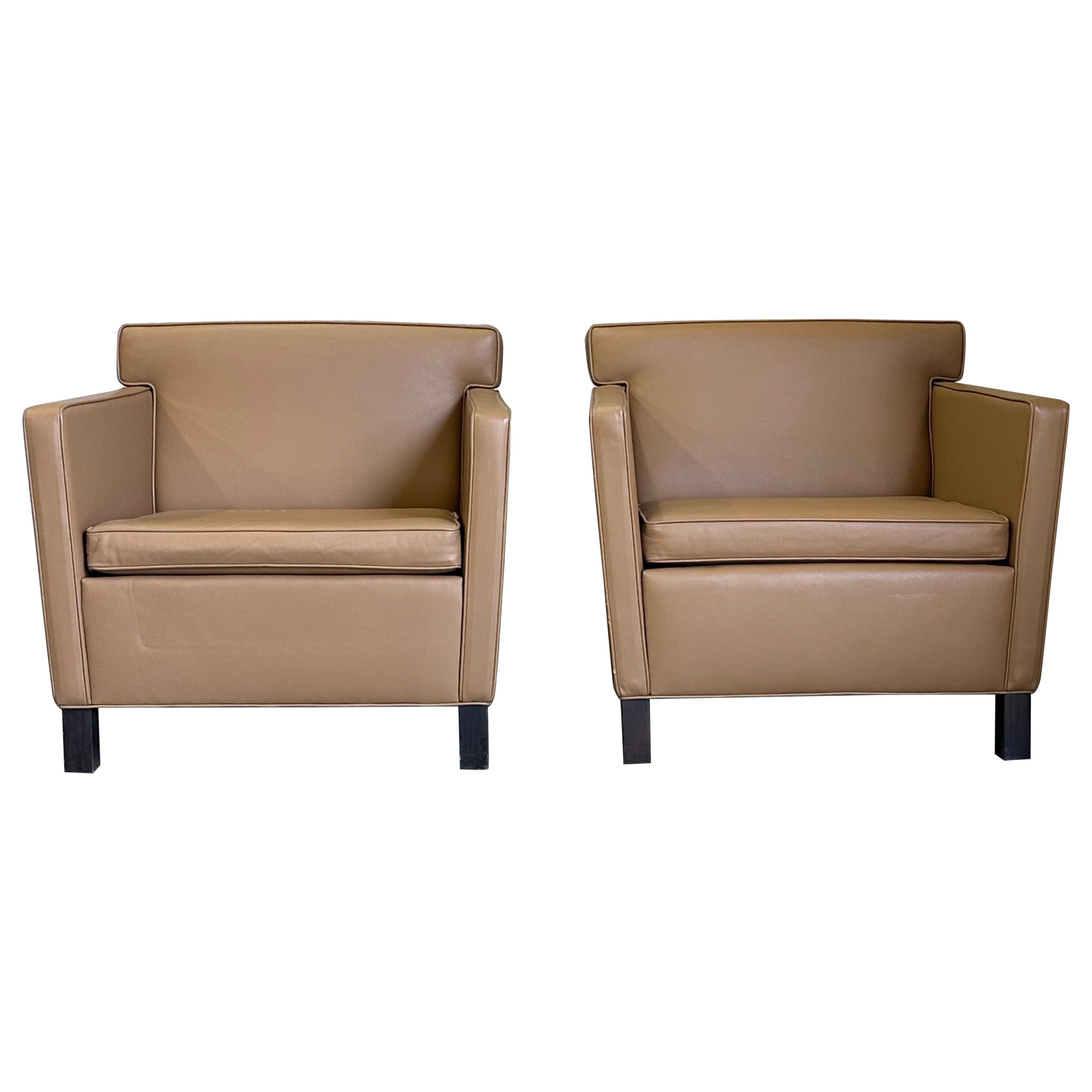 Ludwig Mies Van Der Rohe for Knoll Krefeld Chairs- A Pair For Sale