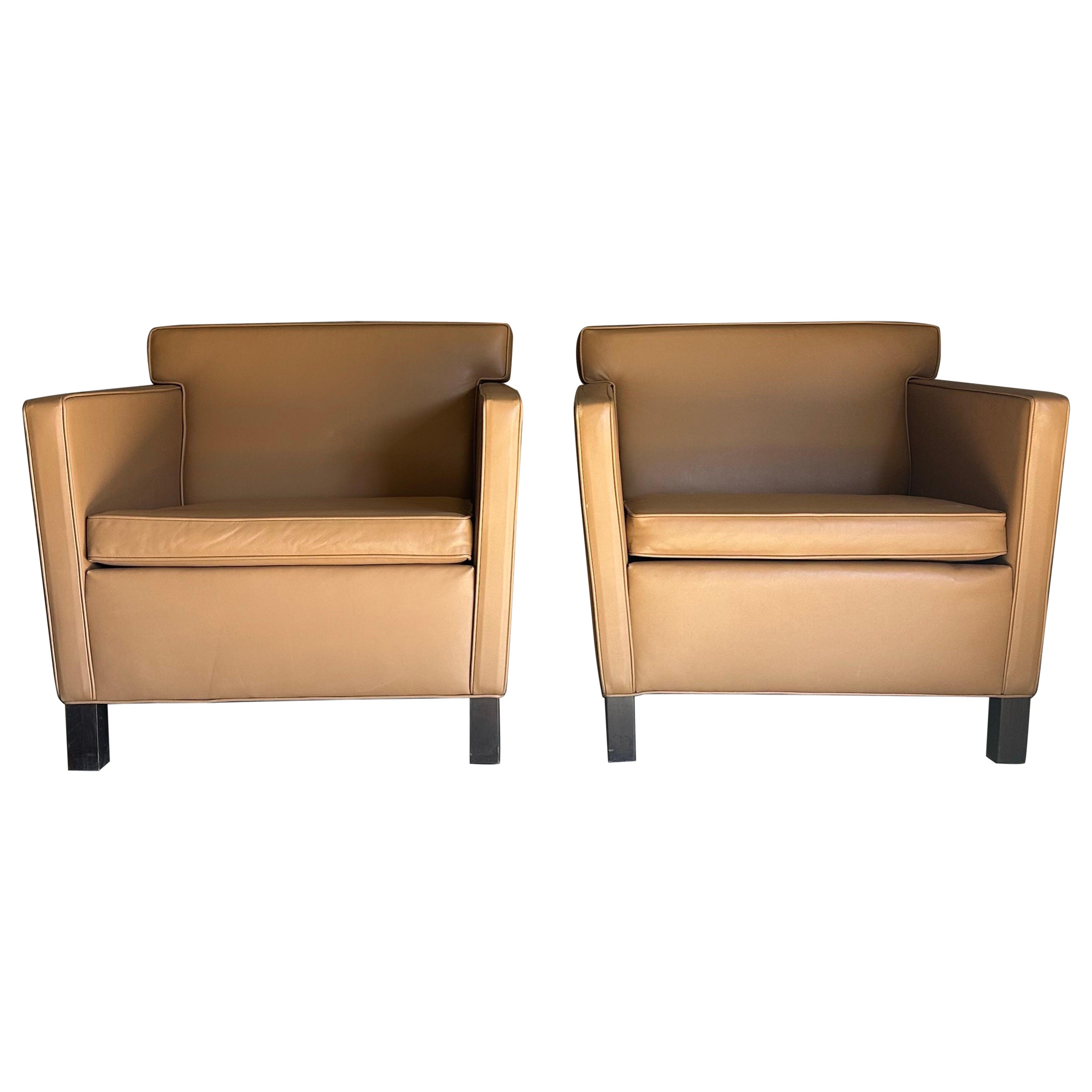 Ludwig Mies Van Der Rohe for Knoll Krefeld Chairs- A Pair