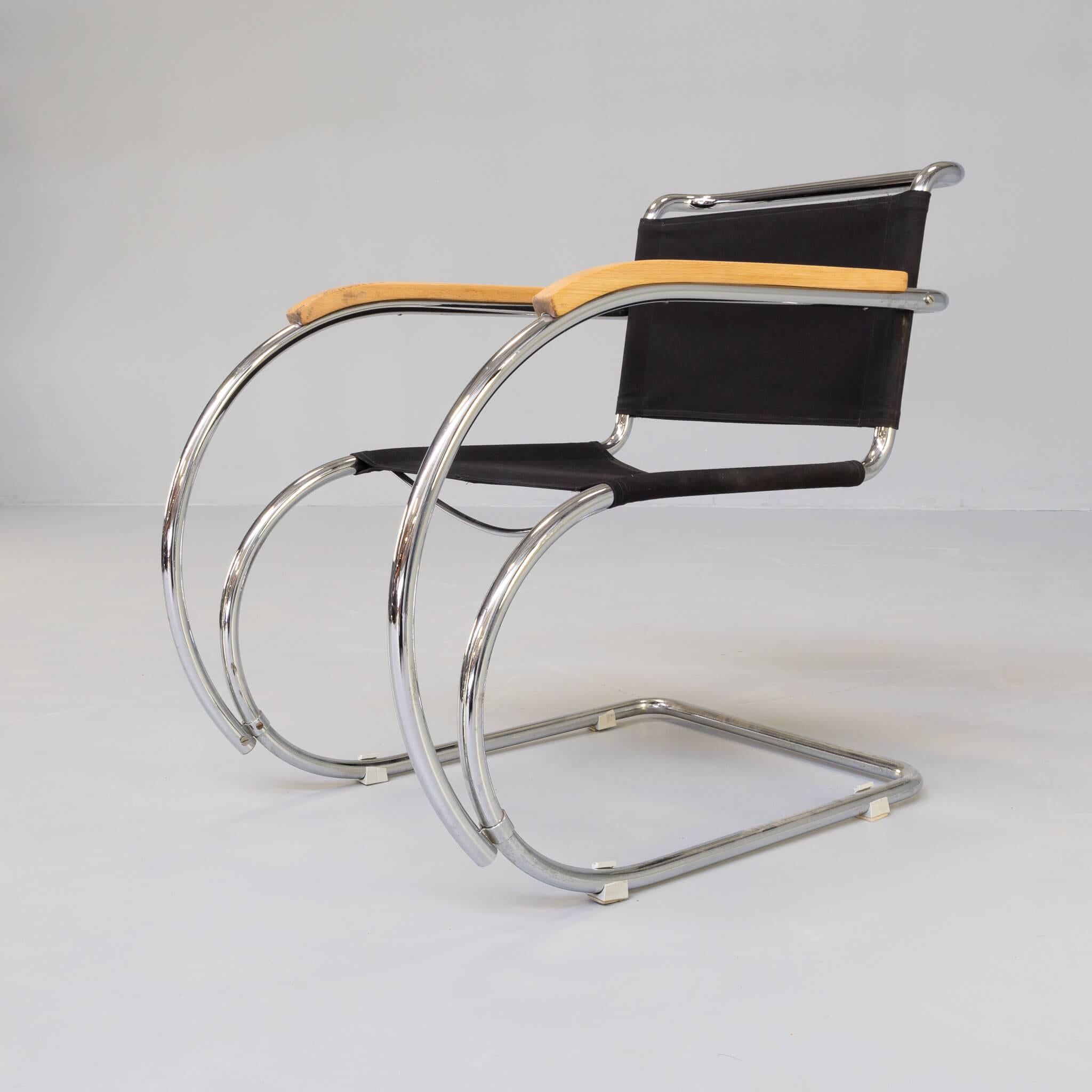 Ludwig Mies van der Rohe MR534 / MR 20 Fauteuil for Mücke Melder For Sale 1