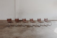 Ludwig Mies Van Der Rohe "MR10" Chairs for Gavina Knoll, 1927, Set of 6