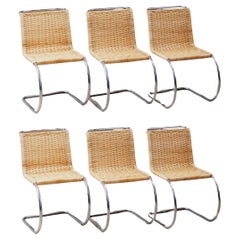 Ludwig Mies Van Der Rohe "MR10" Chairs for Gavina Knoll, 1927, Set of 6