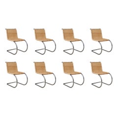 ChaisesMR10 de Ludwig Mies Van Der Rohe pour Gavina Knoll, 1927, lot de 8