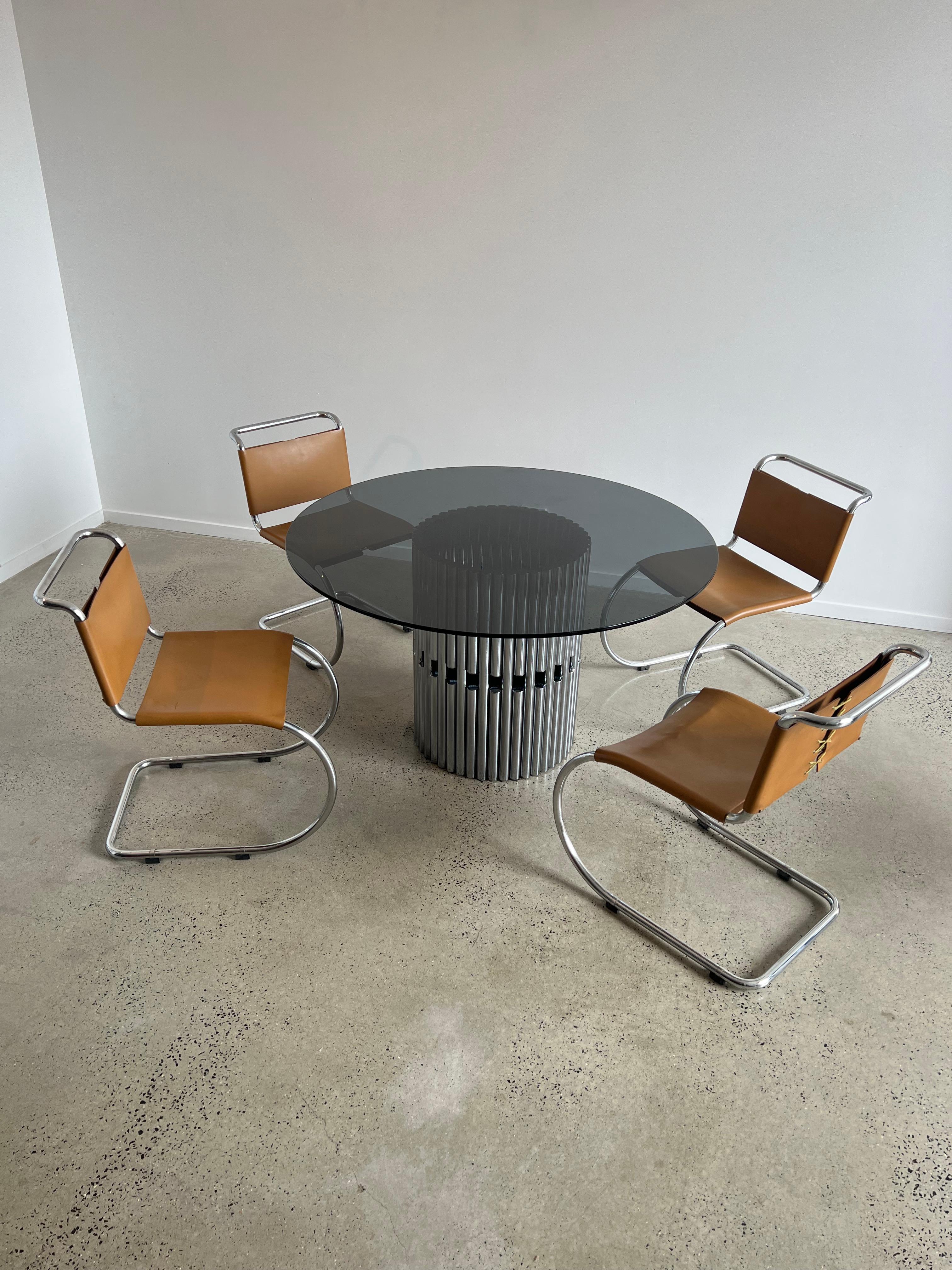 Ludwig Mies Van Der Rohe MR10 Esszimmerstühle für Knoll International (Moderne der Mitte des Jahrhunderts) im Angebot