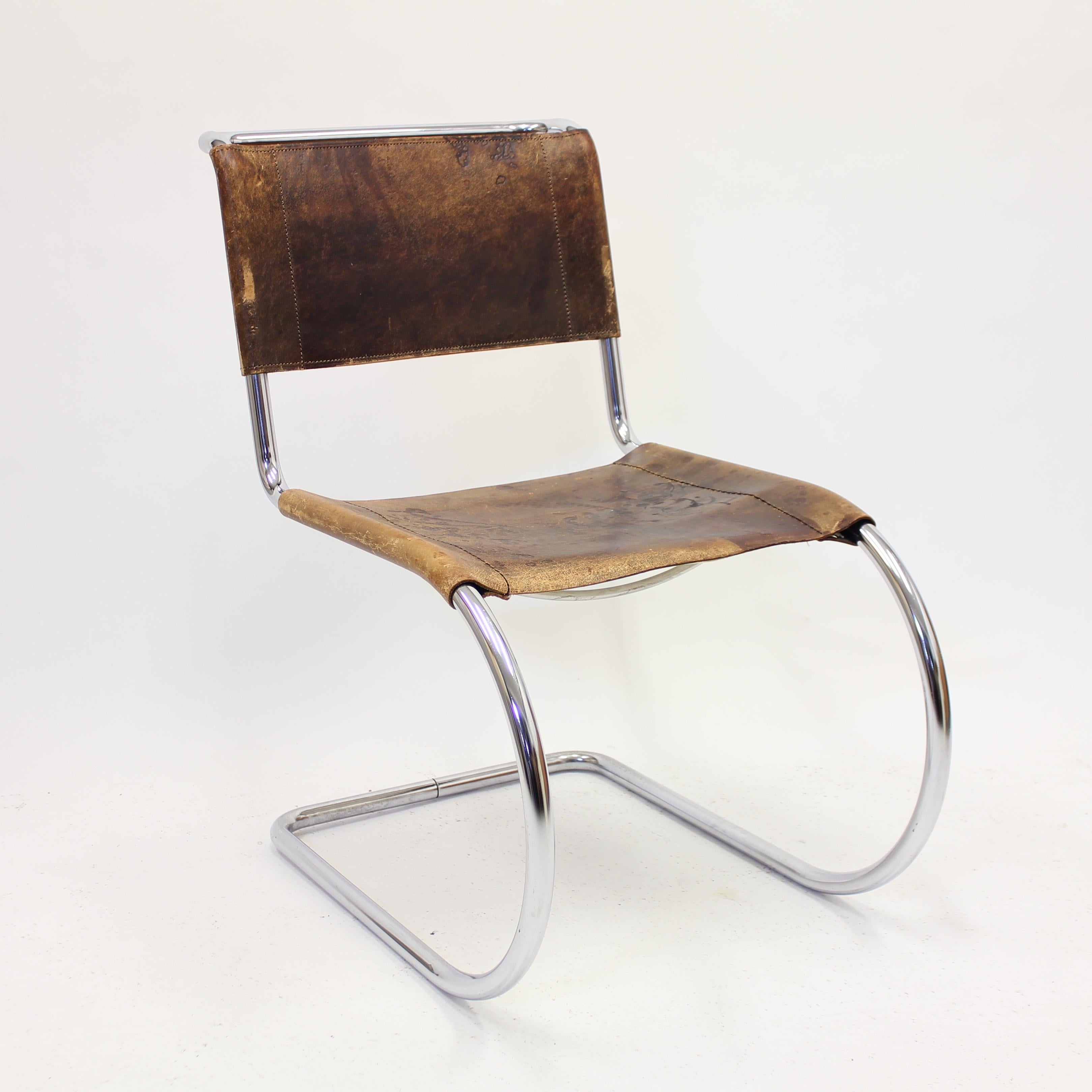 Ludwig Mies van der Rohe, Mr10, Thonet, 1970s In Good Condition In Uppsala, SE