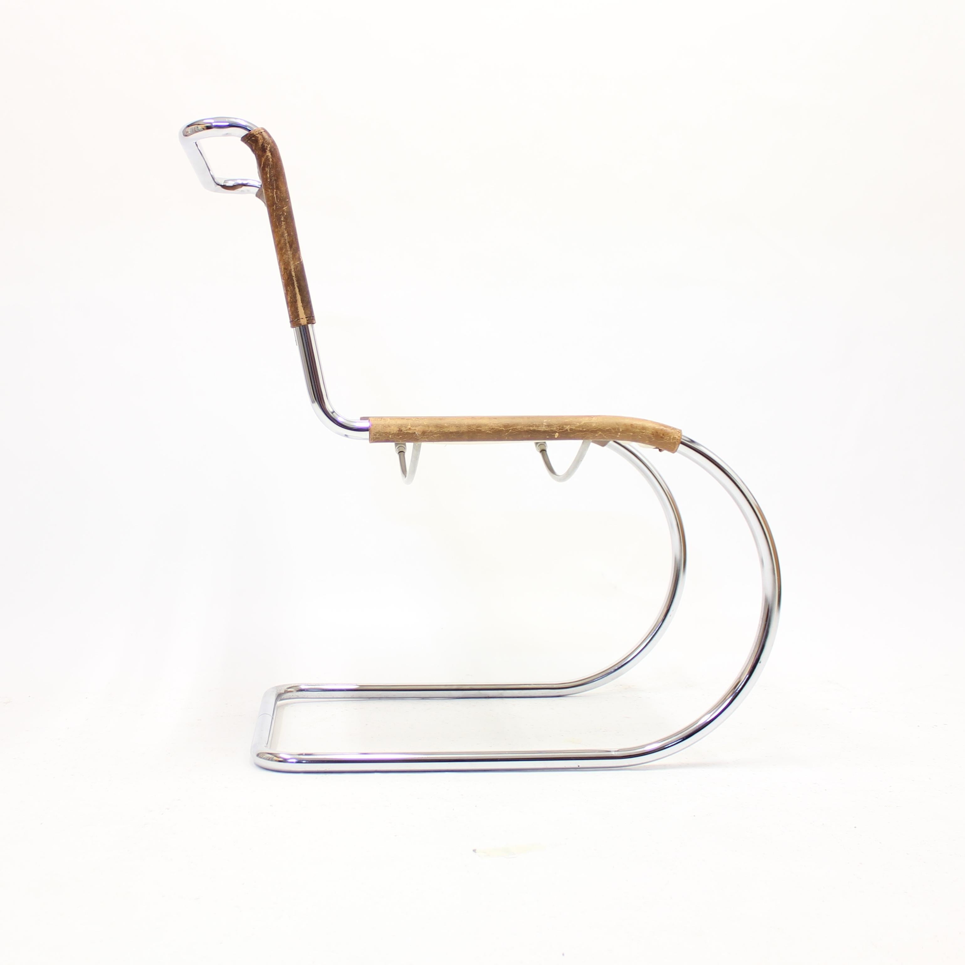 Late 20th Century Ludwig Mies van der Rohe, Mr10, Thonet, 1970s