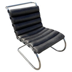Ludwig Mies Van Der Rohe MR30 Lounge VIntage Chair with Leather