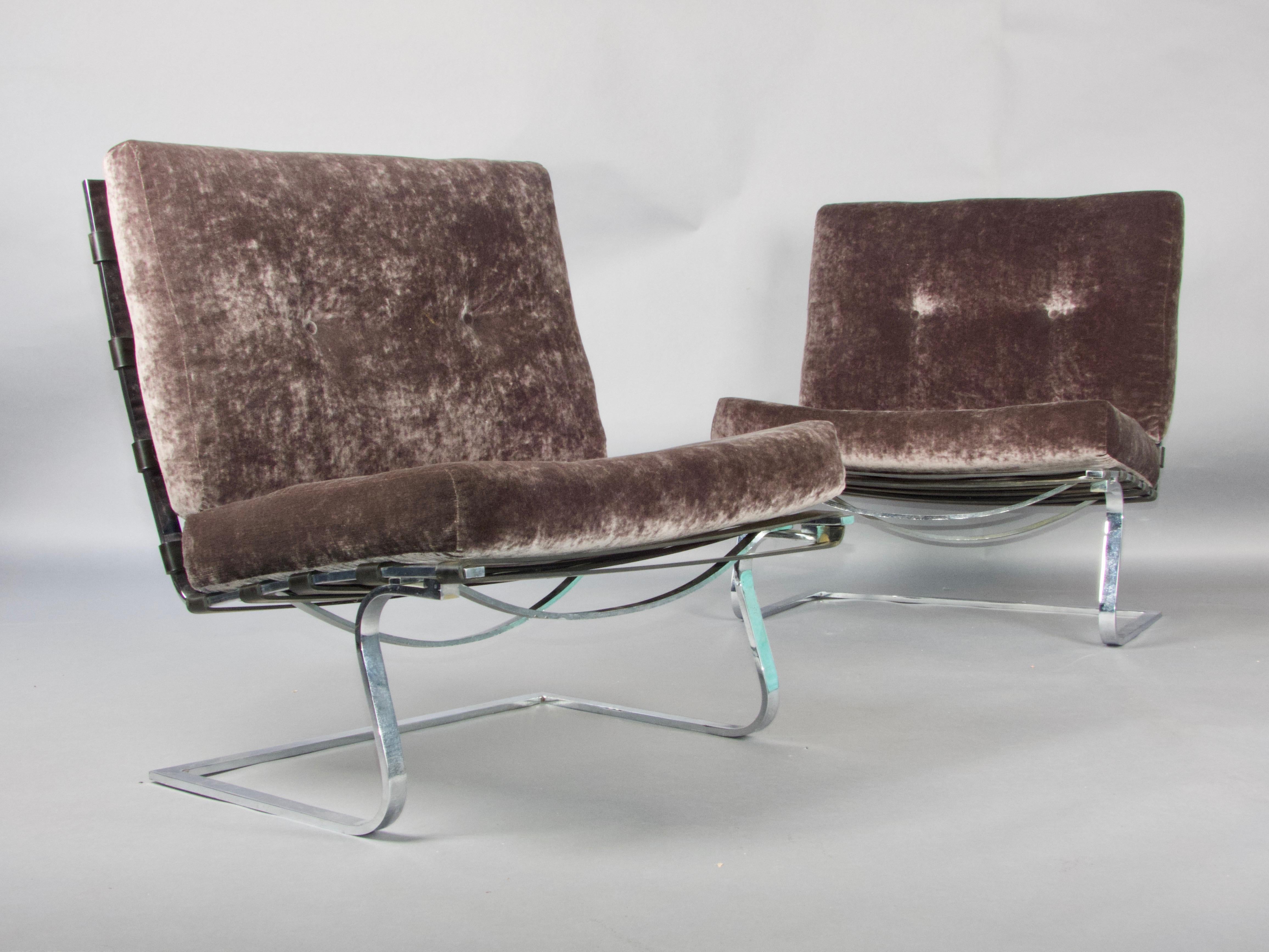 Americano LUDWIG MIES VAN DER ROHE, Poltrone Tugendhat, coppia in vendita