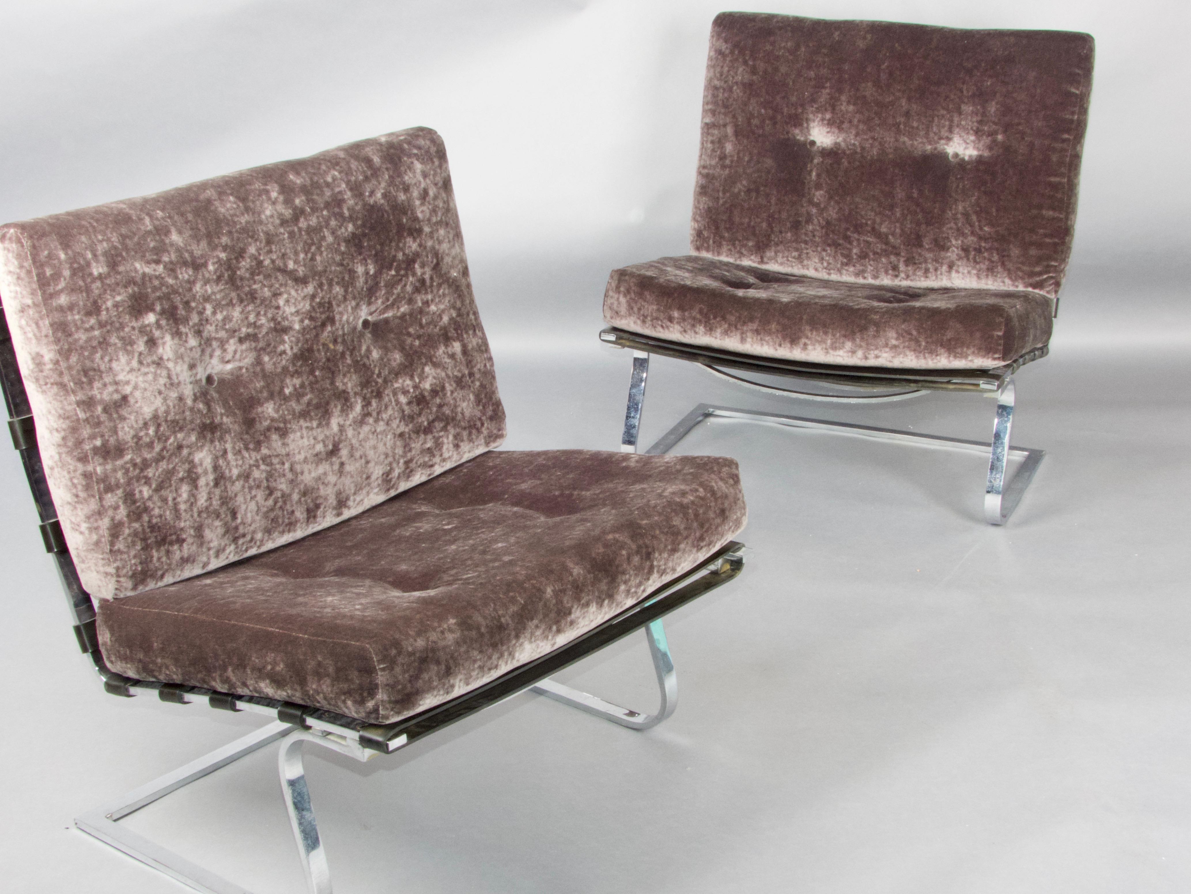 Tessuto LUDWIG MIES VAN DER ROHE, Poltrone Tugendhat, coppia in vendita
