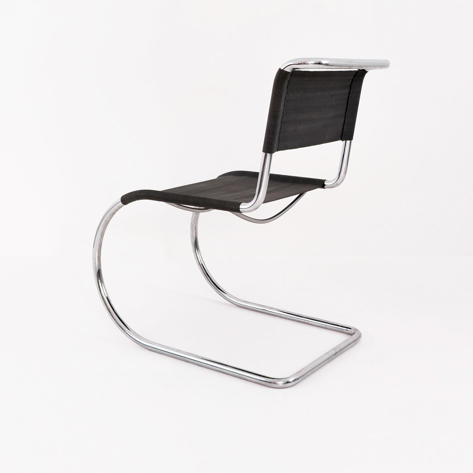 Plated Ludwig Mies van der Rohe Weißenhof Mr 10 / Mr 533 Chairs Manufactured by Thonet For Sale