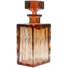 Ludwig Moser ‘Czechoslovakia’, Spirit Decanter 'Ice' in Rosaline Color
