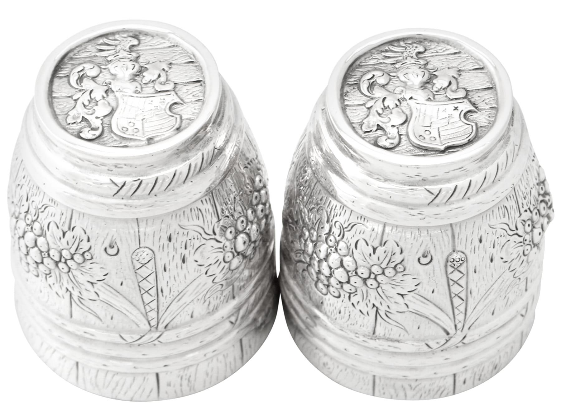 Early 20th Century Ludwig Neresheimer Antique German Silver Beaker, Circa 1900 For Sale