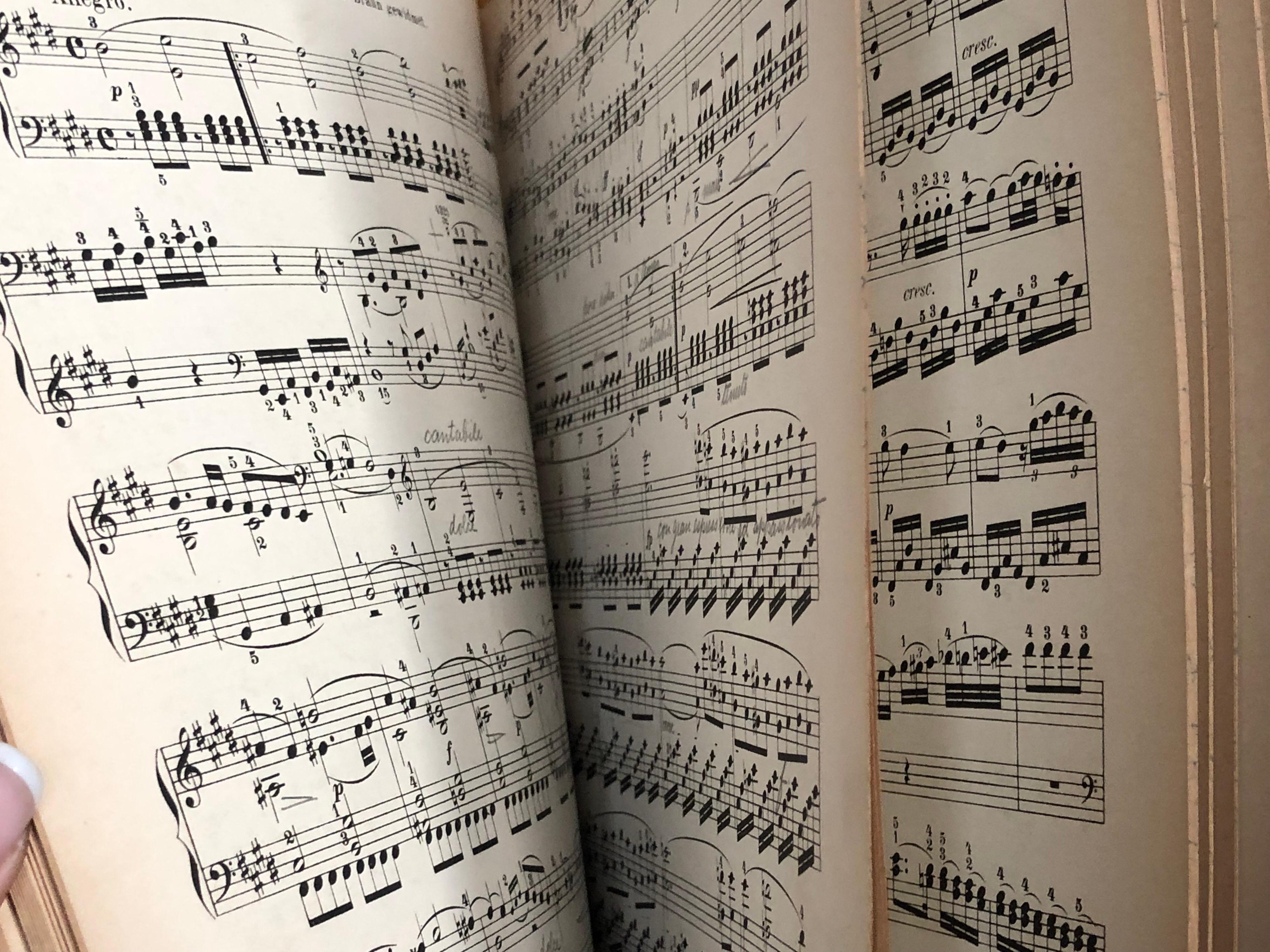 Ludwig van Beethoven Sonaten Notenbuch:: C. F. Peters:: Leipzig:: um 1820 im Zustand „Gut“ in Sofia, BG