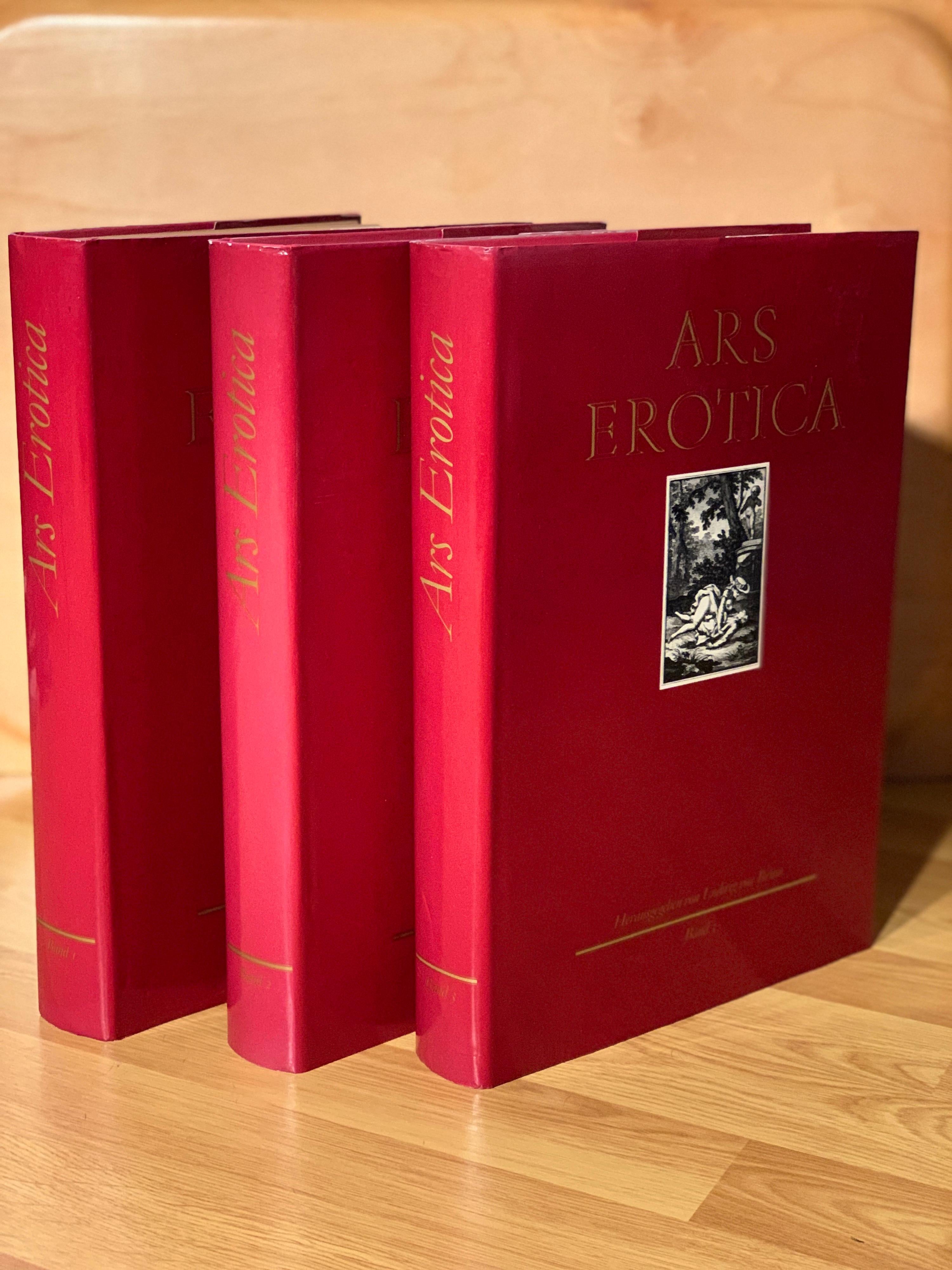 Publication after the French 18th century original with circa 1000 erotic prints through the ages. Black and white and color images, divided into three books.
        