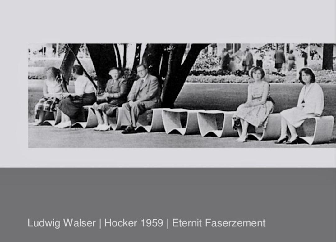 Raro taburete de hormigón de Ludwig Walser para Eternit. Pocas veces visto en venta. Gran pátina y estado. Perfecto para sentarse o como mesa auxiliar. Estupendo en interiores o exteriores. Líneas arquitectónicas. Fantástica pieza de diseño