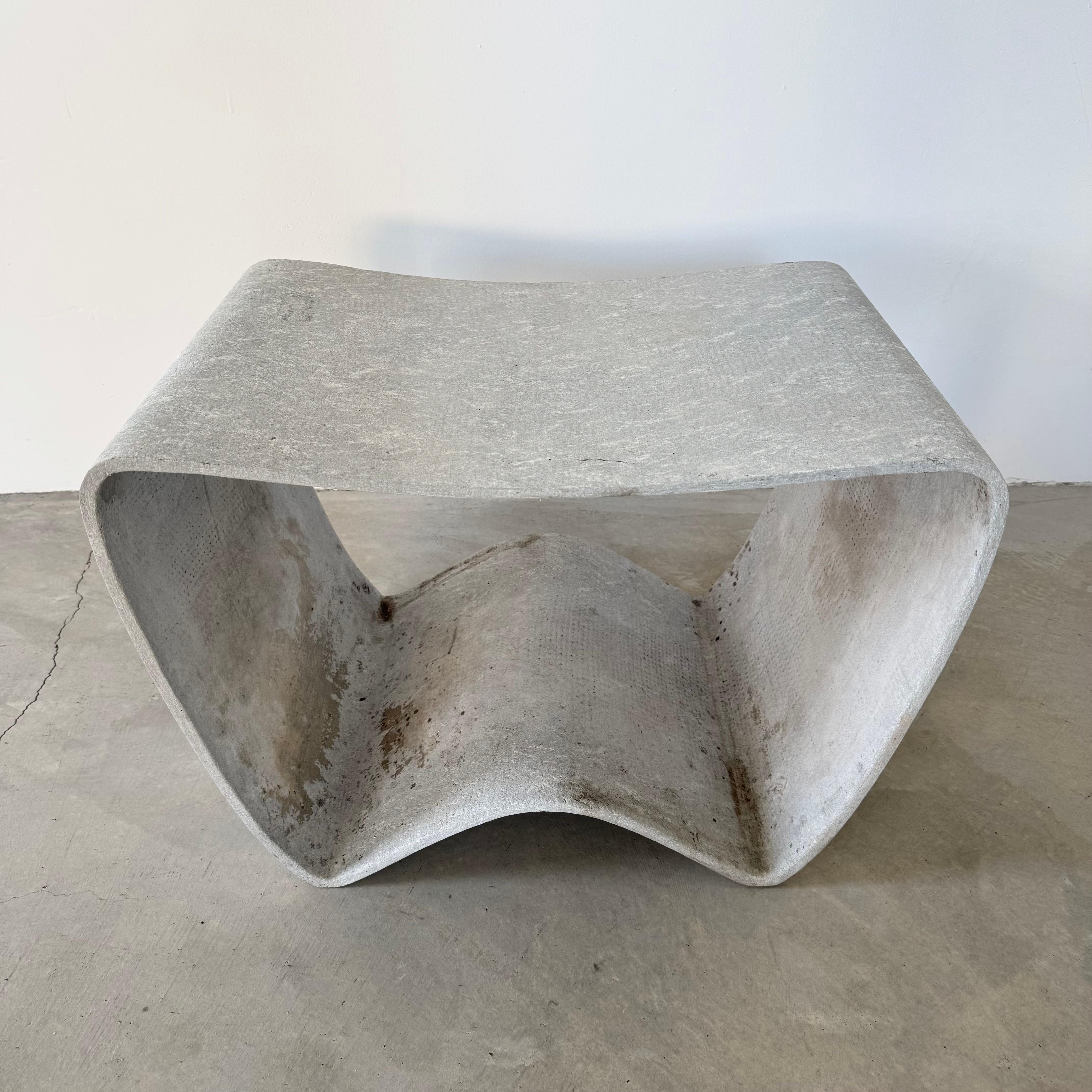 Ludwig Walser para Eternit Taburete de hormigón, años 50 Suiza Hecho a mano en venta