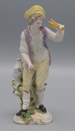 Ludwigsburg - figurine of a gardener, late 18th century