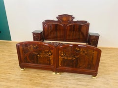 Vienna Secession, Bed with 2 nightstands