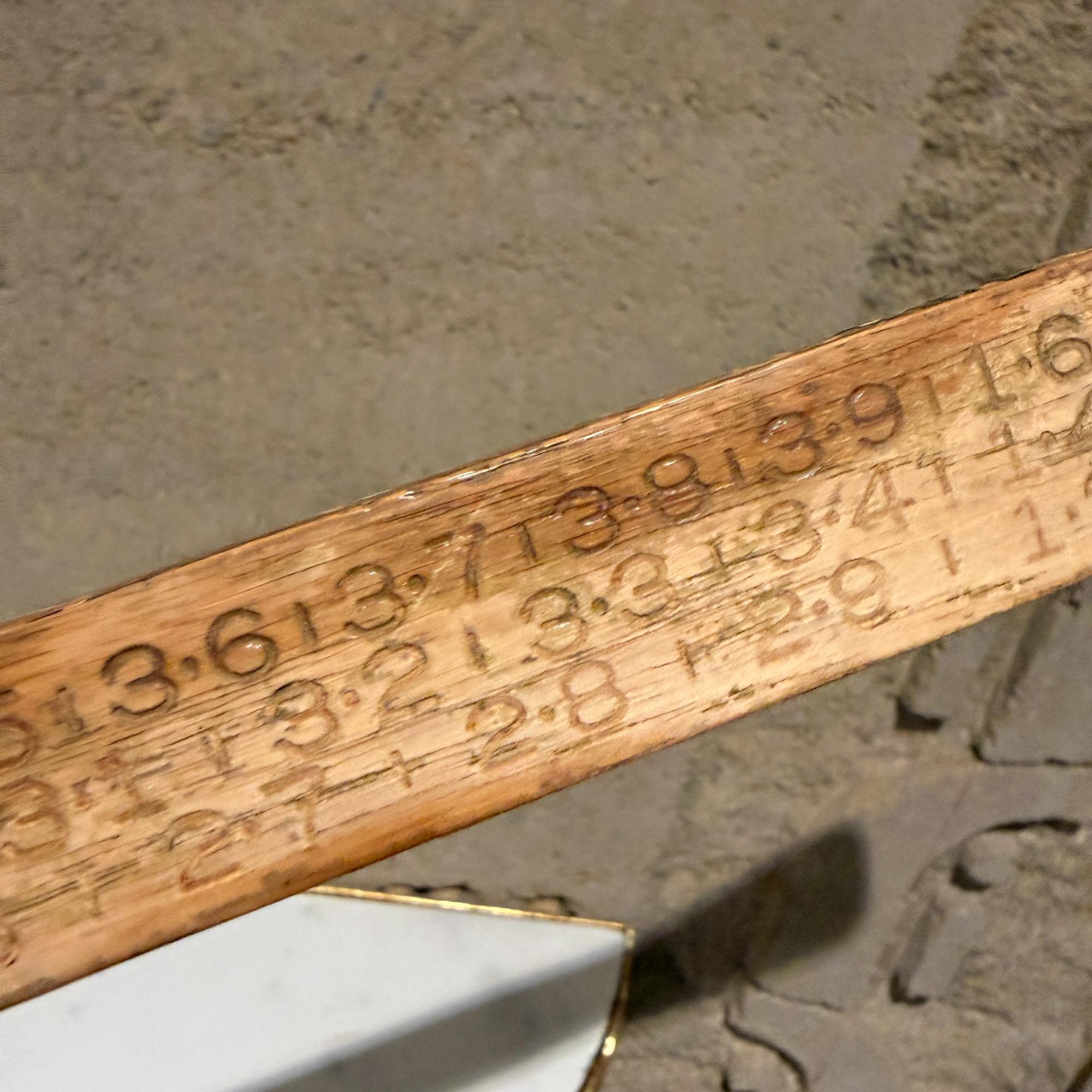 Metà XX secolo Lufkin Rule Co Vintage Logging Scale Rule Stick Log Scaling Measuring in vendita