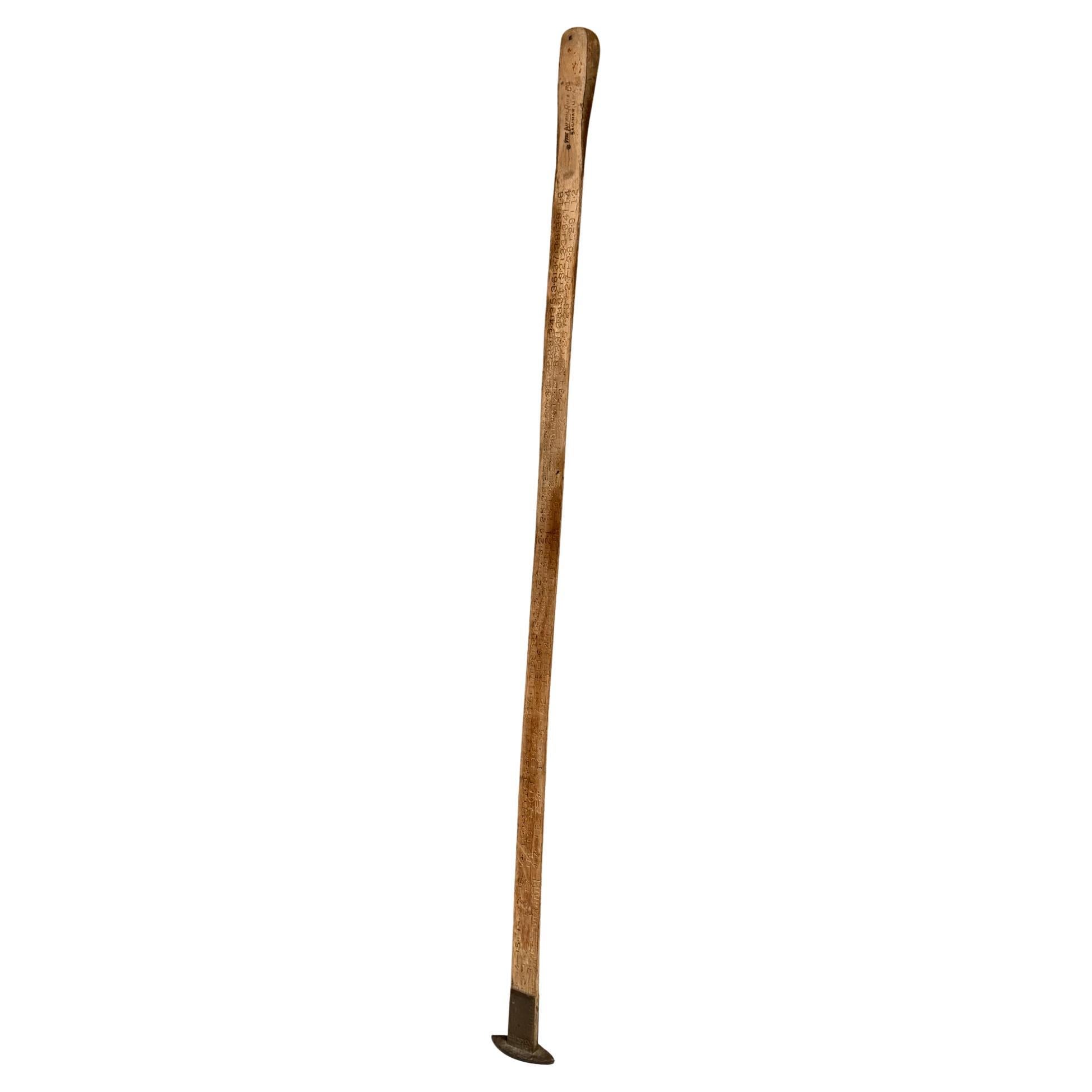 Lufkin Rule Co Vintage Logging Scale Rule Stick Log Scaling Measuring in vendita