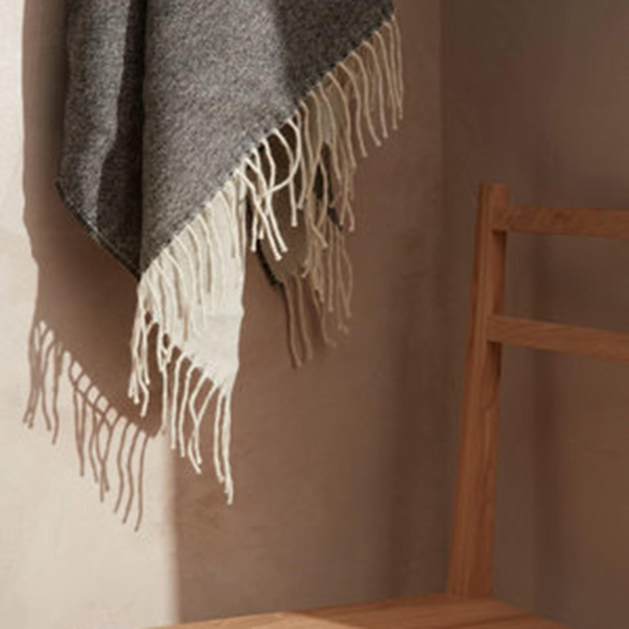 Contemporary Luft Throw 100% Baby Alpaca by Fells Andes  (FREE SHIPPING) For Sale