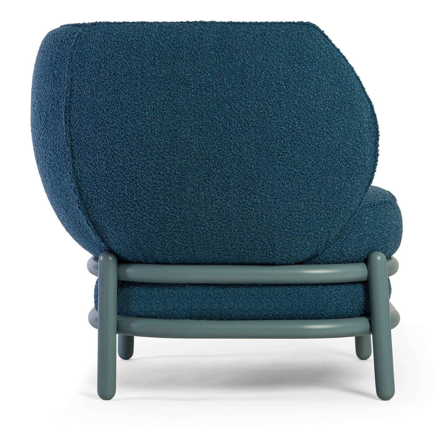 Italian Luftballon Blue Lounge Chair For Sale