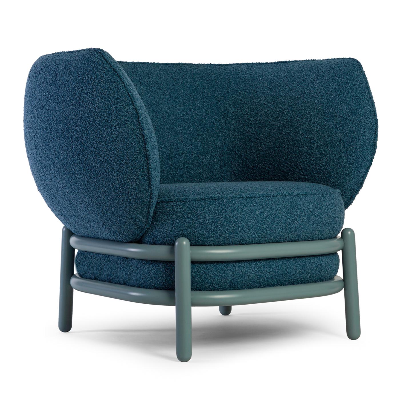 Contemporary Luftballon Blue Lounge Chair For Sale