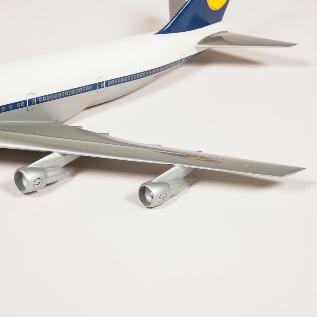 Industrial Lufthansa Boeing 747 Scale Model by Verkuyl of Holland For Sale