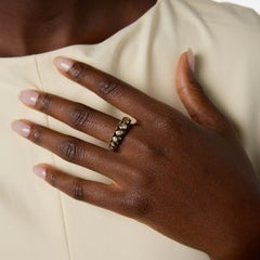 Lugano 1.50 carat total weight diamond 18k yellow gold ring