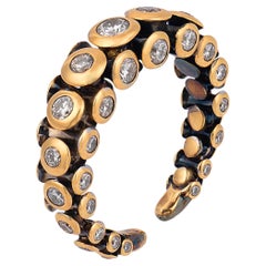 Lugano 1.50 carat total weight diamond 18k yellow gold ring