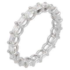 Lugano 2.00 carat diamond 18k white gold eternity band