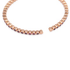 Lugano 3,00 Karat Rubin 18 Karat Roségold Armspange