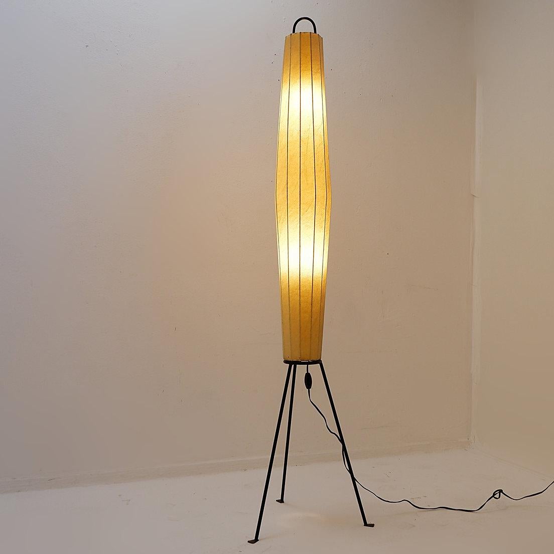 Lampada da terra Lugano di H. Klingele per Artimeta Holland, 1957 in vendita 7