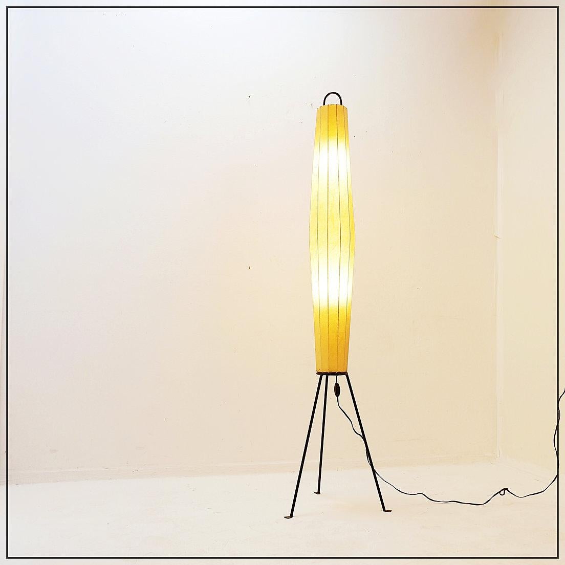 Lampada da terra Lugano di H. Klingele per Artimeta Holland, 1957 in vendita 2