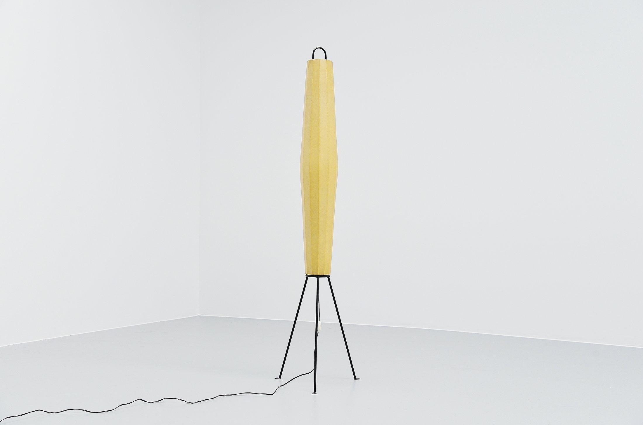 Lugano Floor Lamp H. Klingele Artimeta, Holland, 1957 In Good Condition In Roosendaal, Noord Brabant