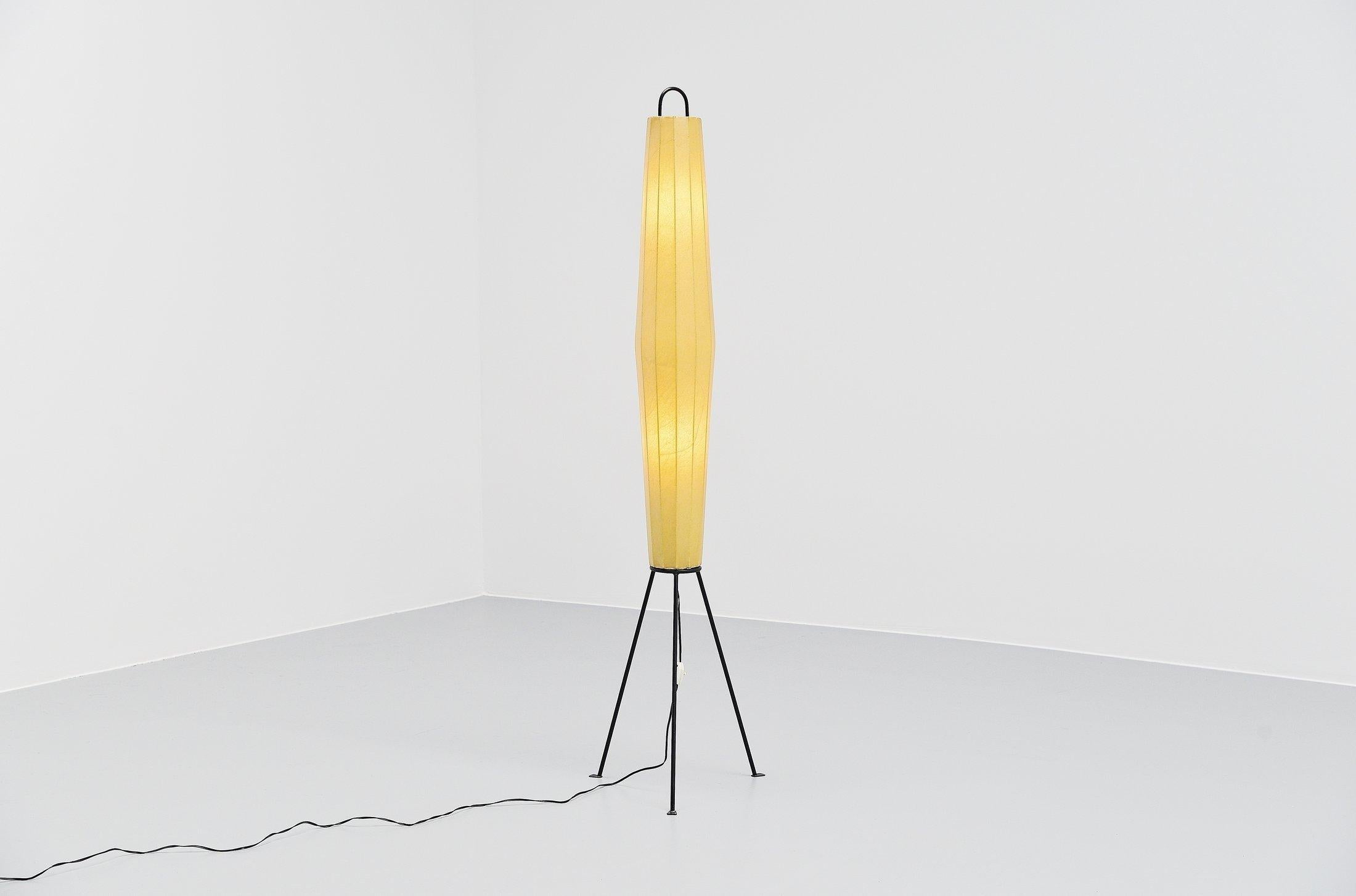 Plastic Lugano Floor Lamp H. Klingele Artimeta, Holland, 1957