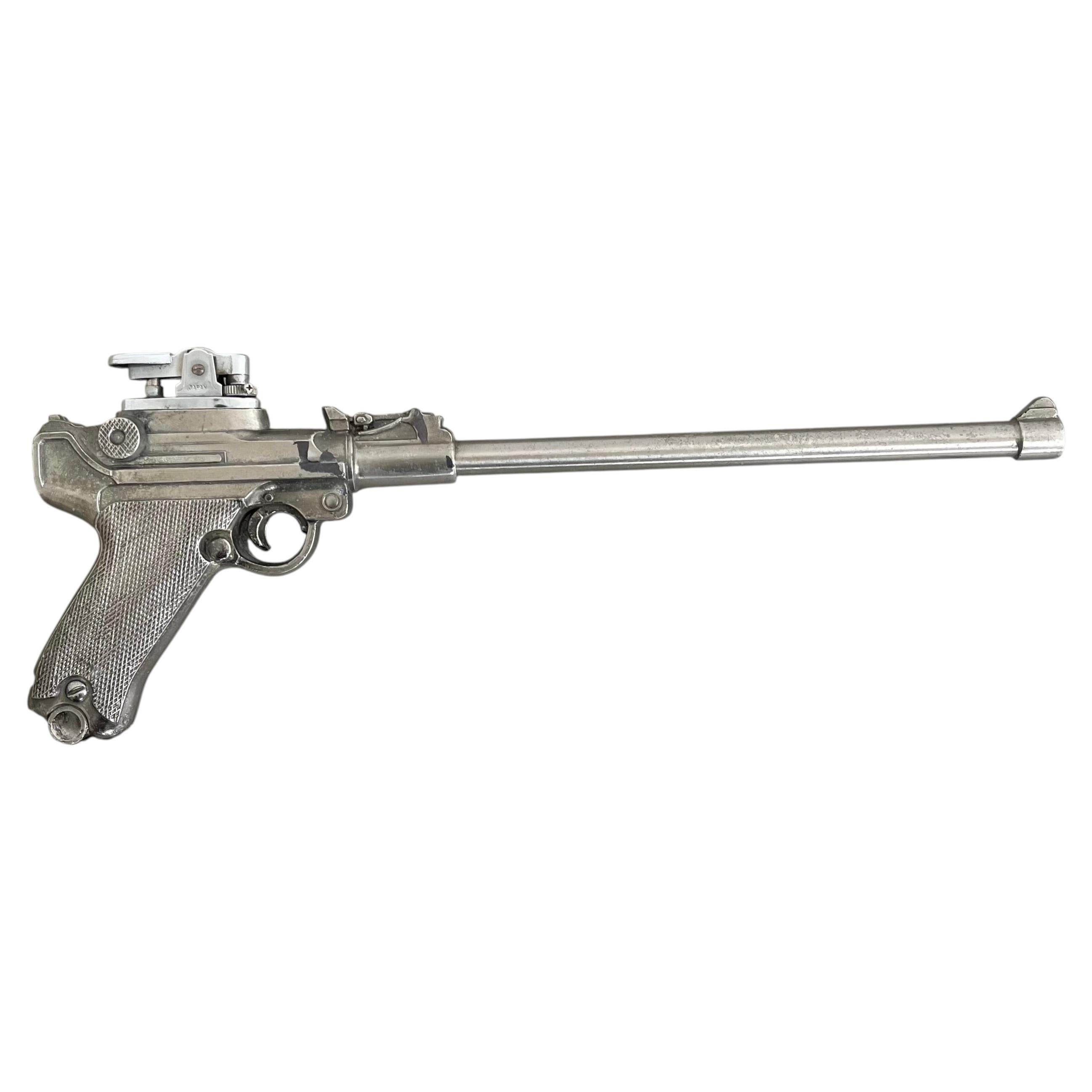Luger Gun Table Lighter, 1970s Japan