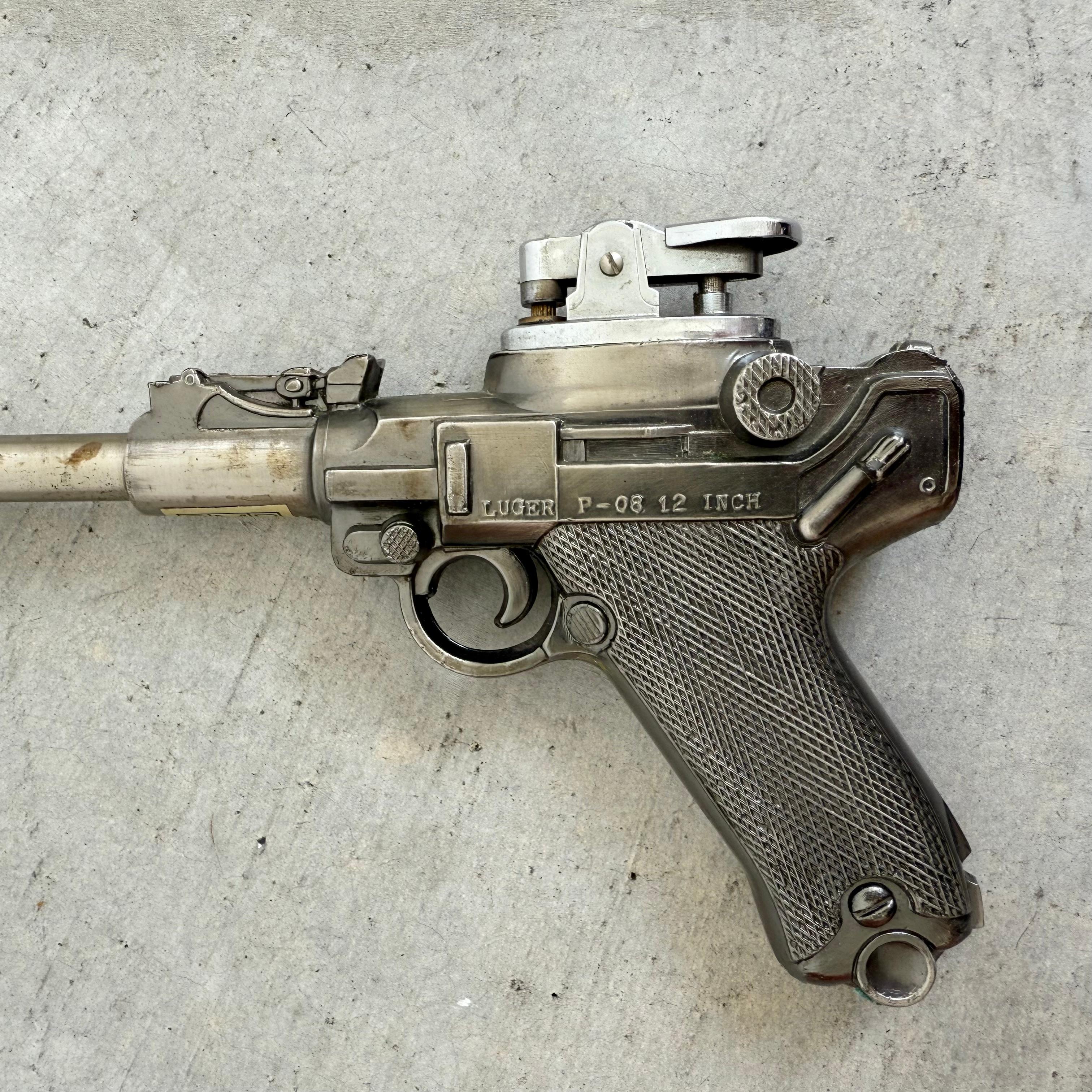 Encendedor de mesa Luger Pistola, Japón, años 70 Japonés en venta