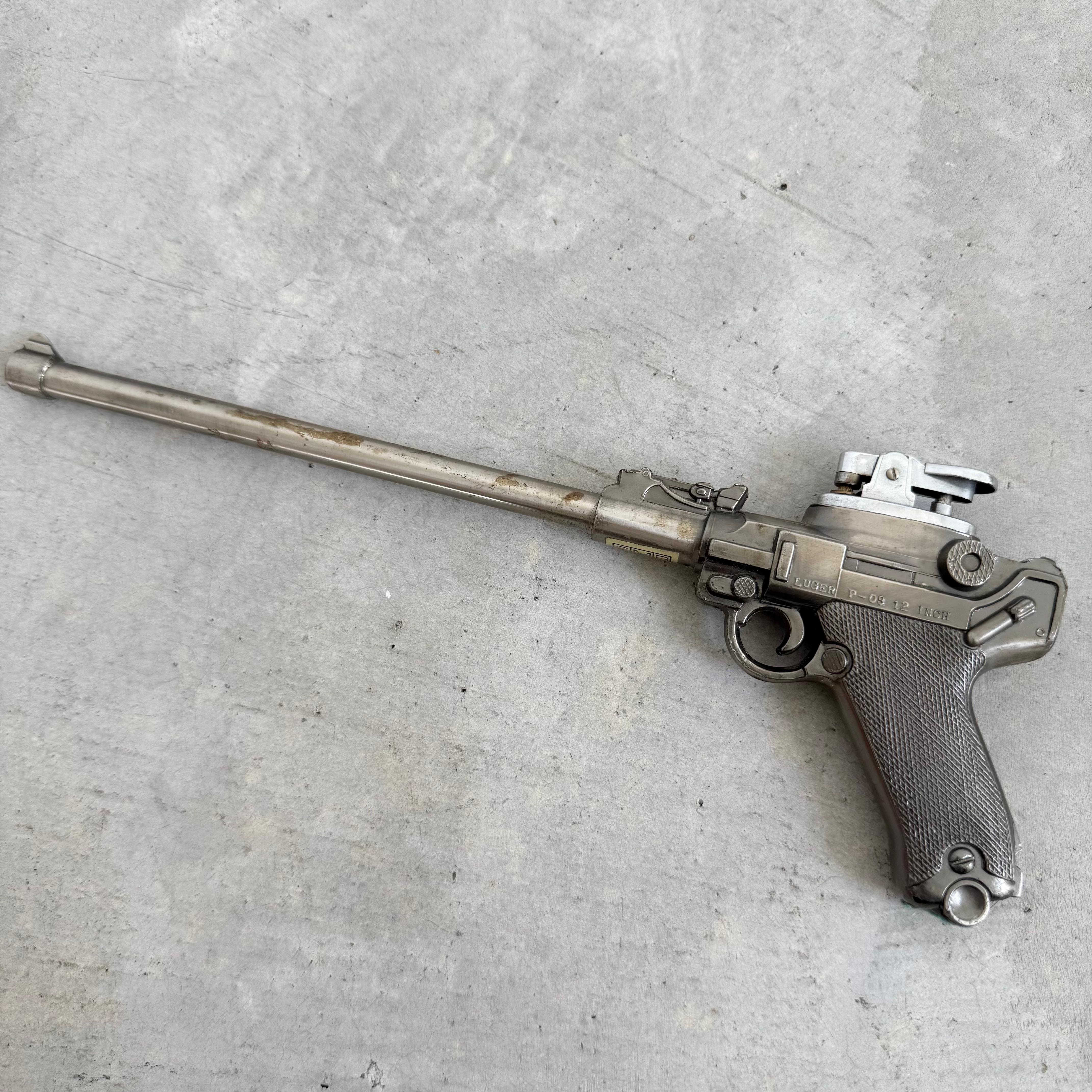 Encendedor de mesa Luger Pistola, Japón, años 70 en venta 1