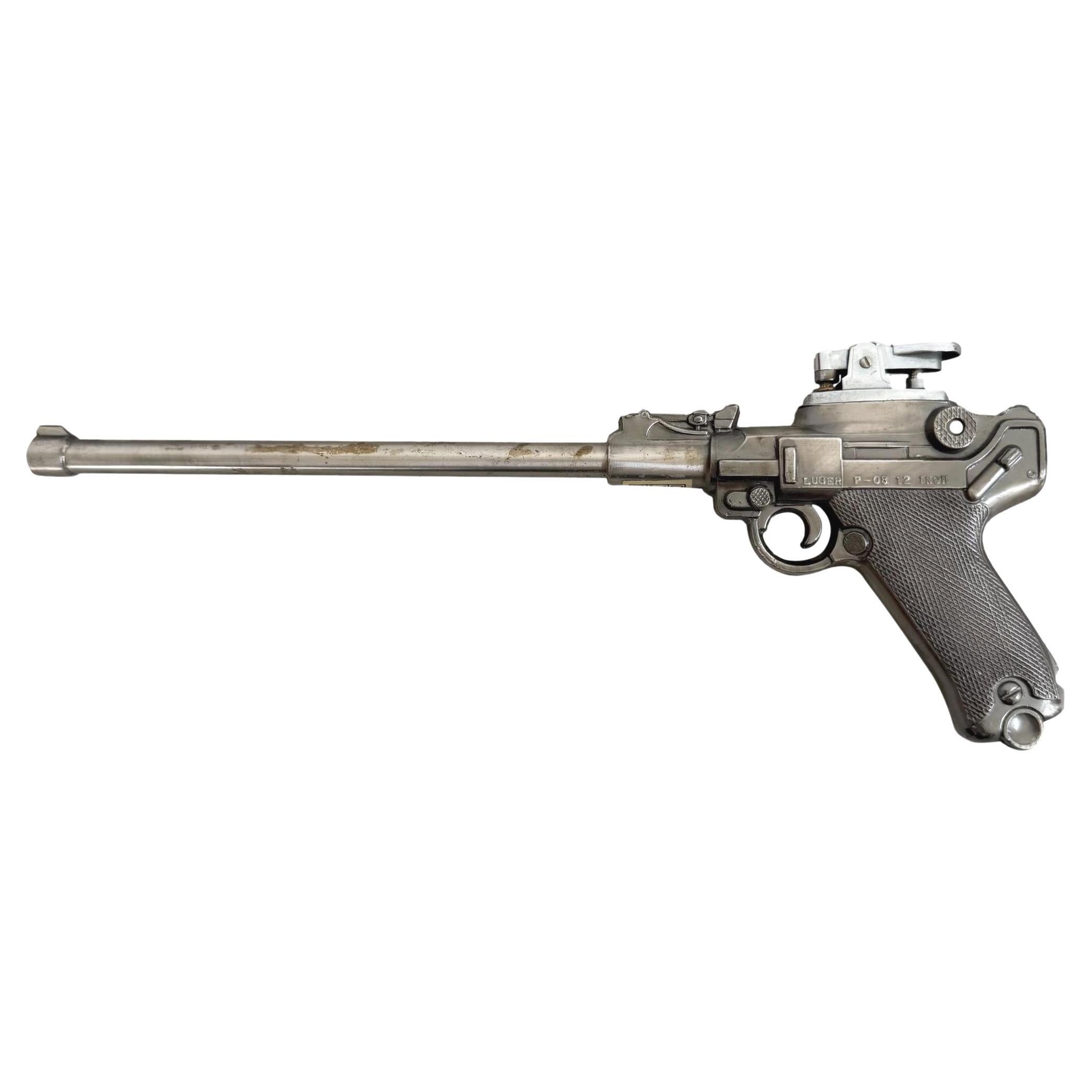 Luger Pistol Table Lighter, 1970s Japan