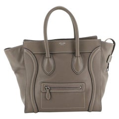 Used Luggage Bag Grainy Leather Mini