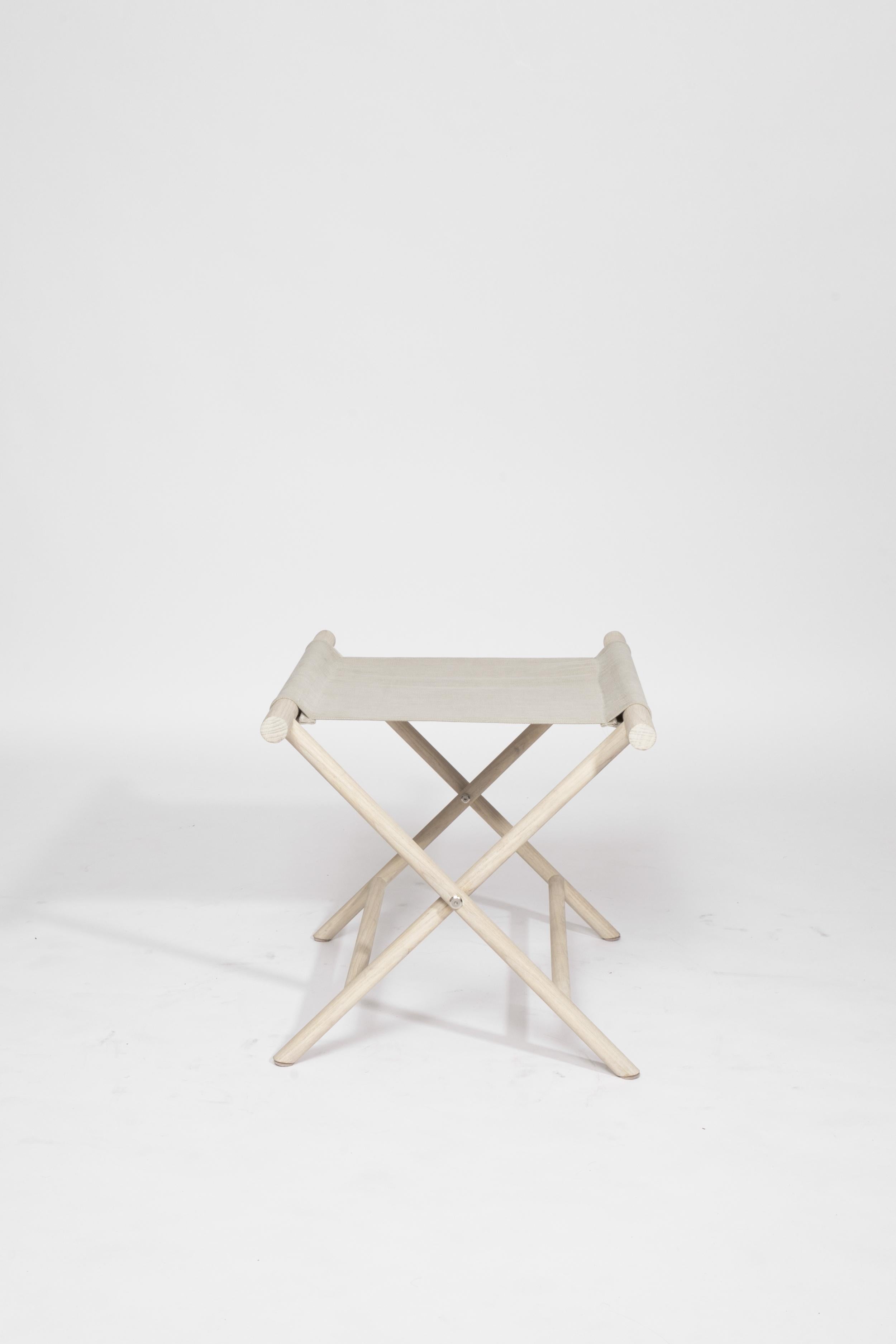The Luggage Rack Stool is the first piece and flagship of the project of a hotel collection. The upholstery and solid wood structure provide warmth and strength to set any space and fulfill its function.   Production time: 6-8 weeks for items