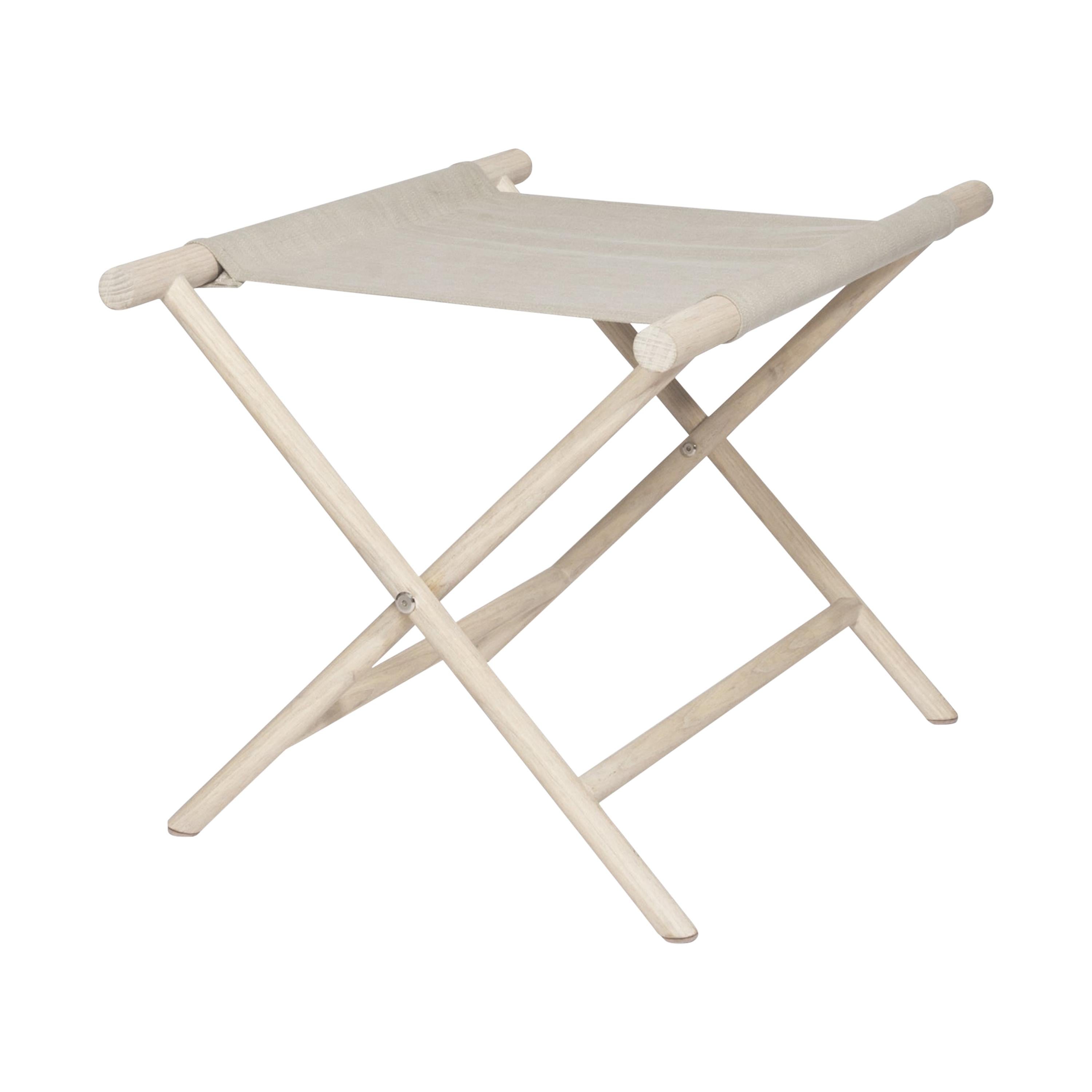 Ash wood and fabric Luggage Rack  For Sale