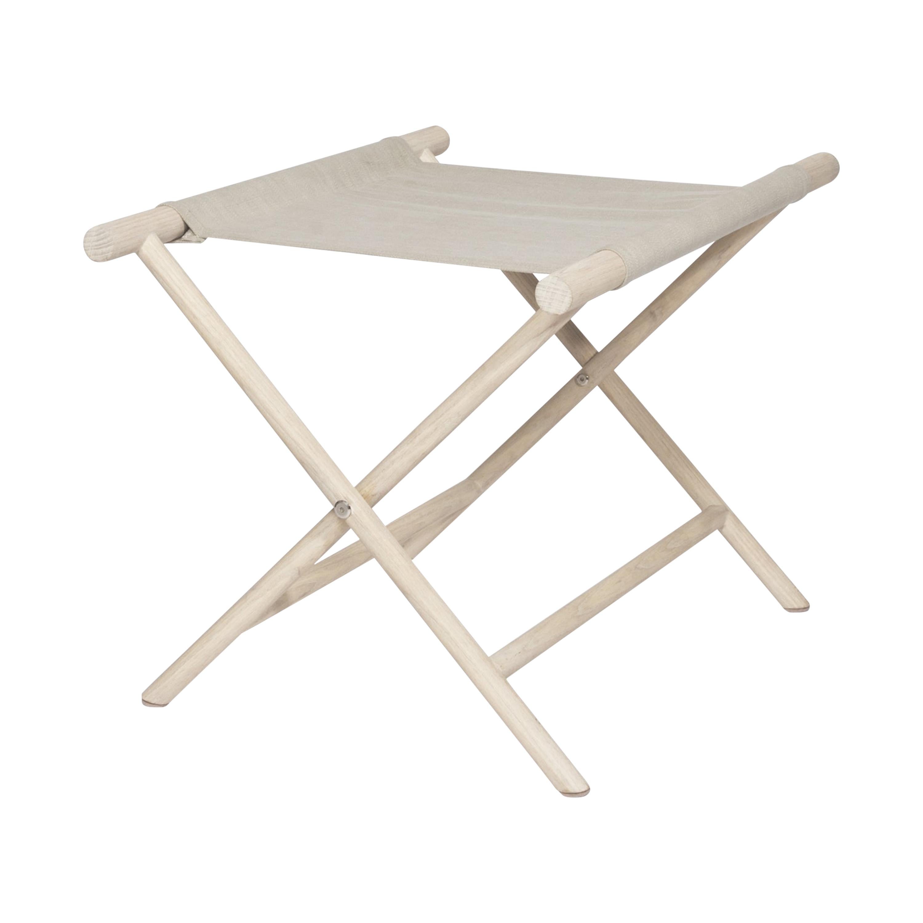 Ash wood and fabric Luggage Rack